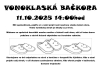 Pozvánka na akci Vonoklaská bačkora v sobotu 11. října 2025